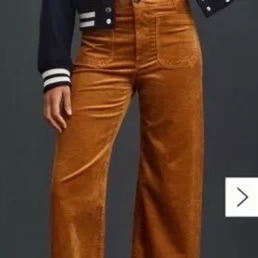 Anthropologie Colette Cropped Corduroy Size 27 Excellent condition, like new.